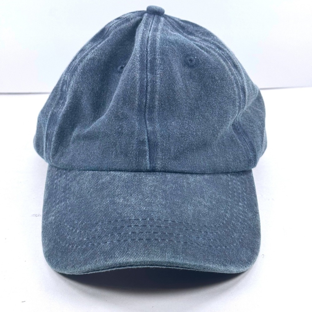 Brooks Brothers Navy Blue Washed Cotton Baseball Hat Golden Fleece Logo L/XL
